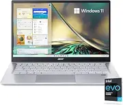 Acer Swift 3 Intel Evo Thin & Light Laptop 14.0" Full HD IPS Intel Core i7-1165G7 Intel Iris Xe Graphics 8GB LPDDR4X 512GB SSD Wi-Fi 6 Fingerprint Reader Back-lit KB SF314-511-7412