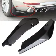 2X Car Rear Bumper Lip Wrap Angle Diffuser Splitter Canard Protector Accessories (for: Porsche)