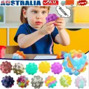 Popper Stress Fidget Balls 3D Pop on it Bubbles Sensory Toys For Autistic Kid UL