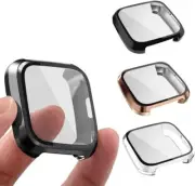 For Fitbit Versa 4 3 2 Lite Sense 2 Screen Protector Full Soft TPU Case