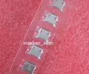 100pcs Micro USB Type B Female 5Pin Socket 4 Legs SMT SMD Soldering Connector