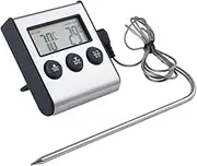 Meichoon Meat Thermometers for Cooking,Timer Probe Food Thermometer,Grilling Meat BBQ and Water Milk Wine Liquid Temperature with Probe