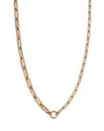 Bloomingdale's Fine Collection Paperclip Chain Necklace in 14K Yellow Gold