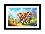 Kids Art Framed Art Framed print Art Poster