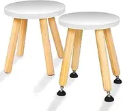 Cateam Kids Wooden Chair Set of 2 (White)