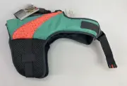 Good2Go Dog Life Jacket Extra Small XS Deluxe Floatation Vest Green Orange New