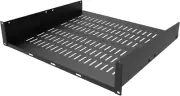 2U Disassembled Server Rack Shelf- Universal Vented Rack Mount Cantilever Tray f