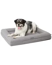 Nandog Memory Foam Large Dog Bed, Mystery Toy & Poop Bag Bundle