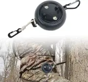 Treestand Retractable Bow Hoist 33FT Bow&Gear Hoist Pull Up Rope for Bow Hunting