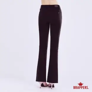 【BRAPPERS】女款 中腰彈性喇叭褲(黑)