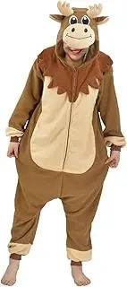 [ANACOSPLAYONE] Adult Moose Onesie Pajamas Cosplay Plush Christmas Animal Costume Women Men