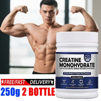 250g Creatine Monohydrate Kreatin MICRONISED Powder HPLC Tested Workout Enhancer