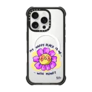 iPhone 16 Pro Ultra Impact Case MagSafe Compatible Happy Place