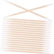 FELTECHELECTR 2 Pack Precision Double Pointed Cotton Bud Swabs for Makeup Skincare Cleaning (100 Pcs/bag)