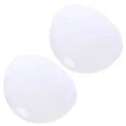 2Pcs Unique Mushroom Lamp Shade White PP Light Cover for Kids Room
