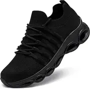 [LARNMERN] Steel Toe Cap Trainers Men Safety Trainers Smashing Cushioning Protective Work Shoes Fashion Comfortable Breathable