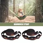 2Pcs Hammock Straps with 5 Loops Hammock Tree Straps Hammock Accessories (White)