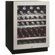 Vintec Single Zone 50 Bottle Wine Cabinet - Stainless Steel
