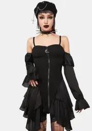 [Dark In Love] Witchy Corset Mini Dress
