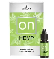 Sensuva On for Her Hemp Oil Infused Arousal Oil 5 ml Female Sexual Libido Aid
