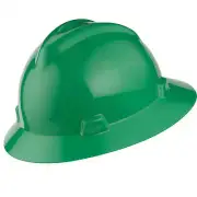 MSA V-Gard Hat w/Ratchet Green