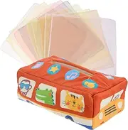 1Set Pulling Tissue Box Sensory for Fine Motor Skills Development Animal Patterns for Learning and Play