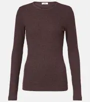 [Agolde] Agolde Delphi jersey top AU 10 brown