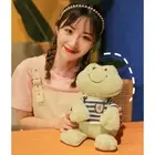 Soft 36CM Smiling Frog Plush Toy Adorable Children Birthday Gifts Adult