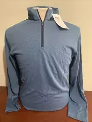 NWT Golfino Men's KITZBUEL Troyer Techno Bubble 3338516 555 Blue Sz Medium