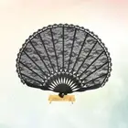 Handheld Lace Shell Fan High-end Dance Fan Retro Japanese Folding Fan Wedding