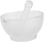 Amosfun 1 Set Glass and Pestle Lab Grinding Tools for Efficient Sample Preparation Easy to Clean and Maintain for Science Experiments and DIY Projects