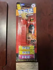 DISNEY'S INCREDIBLES 2 Pez Dispenser & Candy-DASH Carded- New Original Packaging
