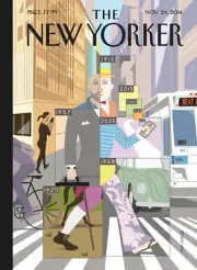 THE NEW YORKER-NOVEMBER 24, 2014-“Time Warp,” by Richard McGuire-NEW