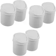 MAGICLULU 3sets Table Trash Can Bedroom Wastebasket Car Trash Can Nursery Trash Can Small Storage Bucket Cute Trash Can Desktop Garbage Bin Tiny Trash Can Trashcan Rubbish Container 2pcs*3