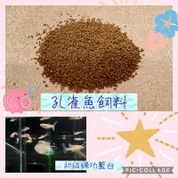 在飛比找蝦皮購物優惠-孔雀魚飼料 天空藍白孔雀魚飼料