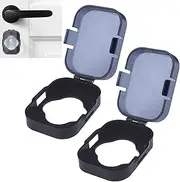 Child Proof Door Knob Covers - Child Safety Door Knob Cover | Reusable Cabinet Safety Guards Handle Home Protection for Kids Keyhole Drawers Refrigerators Cupboard Apartment
