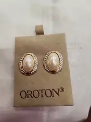 oroton clip earrings
