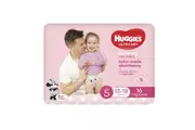 New Huggies Ultradry Essentials Nappies Girls Size 5 - Carton (64 Nappies)