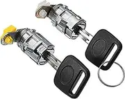 LUMIXE Complete Set Door Barrel Cylinder Switch Lock, for Toyota, 4 Runner 4Runner Pickup 69051-35030 69052-35040 Door Lock Barrel