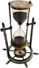 Sand Timer Hourglass Brass Nautical Maritime Hour Glass Vintage Sand Clock