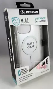 Pelican Voyager Magnetic Apple iPhone 14 Pro Max Clear MagSafe Compatible Case