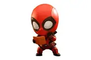 Deadpool W/ Book Cosbaby Hot Toys Comic Book Hero Collectible Action Figure Toy