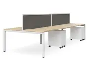 DD Plaza Workstation for 4 Person with Tek Screen