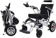 Smart Lightweight Electric Wheelchair Portable Personal Mobility Scooter Wheelchair - Weighs Only 58 Lbs with Battery - Folding Electric Powered Wheelchair