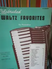 CELEBRATED WALTZ FAVORITES BY PIETRO DEIRO 40 pgs ACCORDION MUSIC BOOK NOS