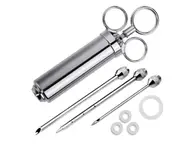 Stainless Steel Seasoning Syringe Turkey Needle Barbecue Grill Sauce Barbecue Marinade Barbecue Accessories
