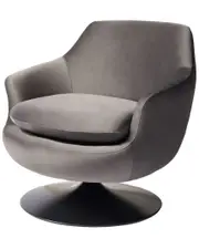 Safavieh Couture Citine Velvet Swivel Accent Chair
