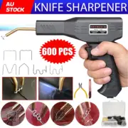 600 Staples Plastic Welder Kit Hot Stapler Welding Gun Repairing Tool Ergonomic