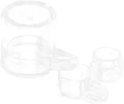 SUPVOX Feeding Bowl Set Acrylic Compact Size for Ant Lovers Portable Easy to Cle