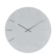 LUCA LIGHT GREY 60CM SILENT WALL CLOCK